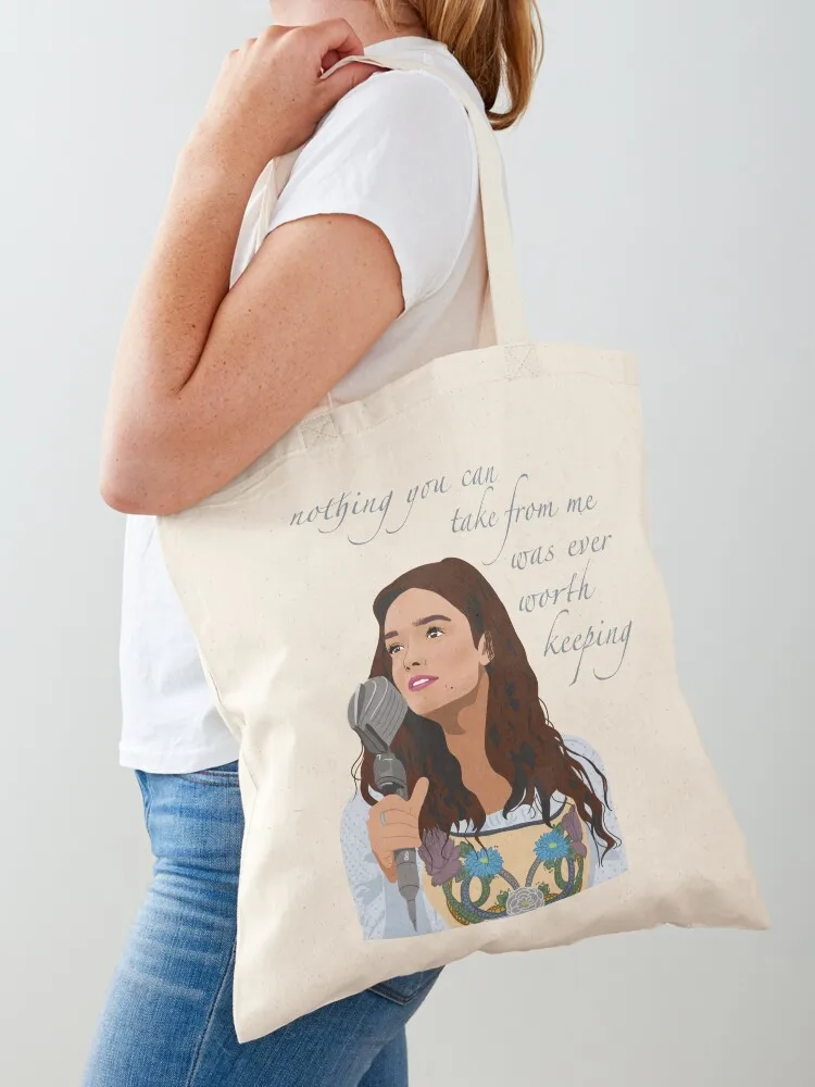 Nothing you can take from Lucy Gray Tote Bag custom fabric bag shopper bag woman canvas tote bags shopping trolley