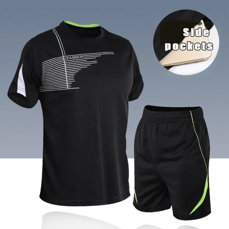 بدلة رياضية للرجال والنساء لصالة الألعاب الرياضية واللياقة البدنية وكرة الريشة ملابس رياضية للجري والركض ملابس رياضية مجموعة ملابس رياضية للتمرين #3