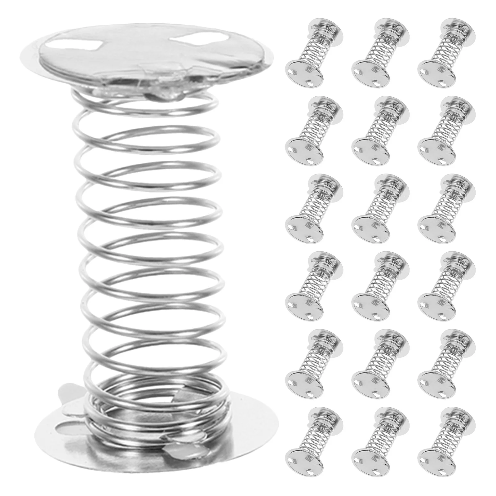 

50pcs Car Dashboard Spring Base Universal Bobblehead Mount Sticky Dash Adhesive Pad Spiral Coil Shock Absorption Dashboard