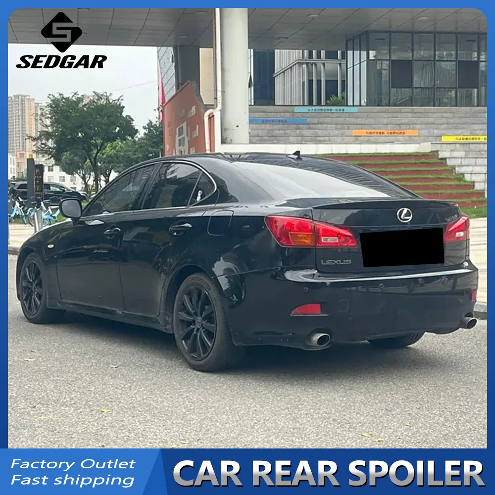 For 2006 2007 2008 2009 2010 2011 Lexus IS250 IS300 IS350 High Quality ABS Plastic Gloss Black Spoiler Trunk Boot Wing Spoiler