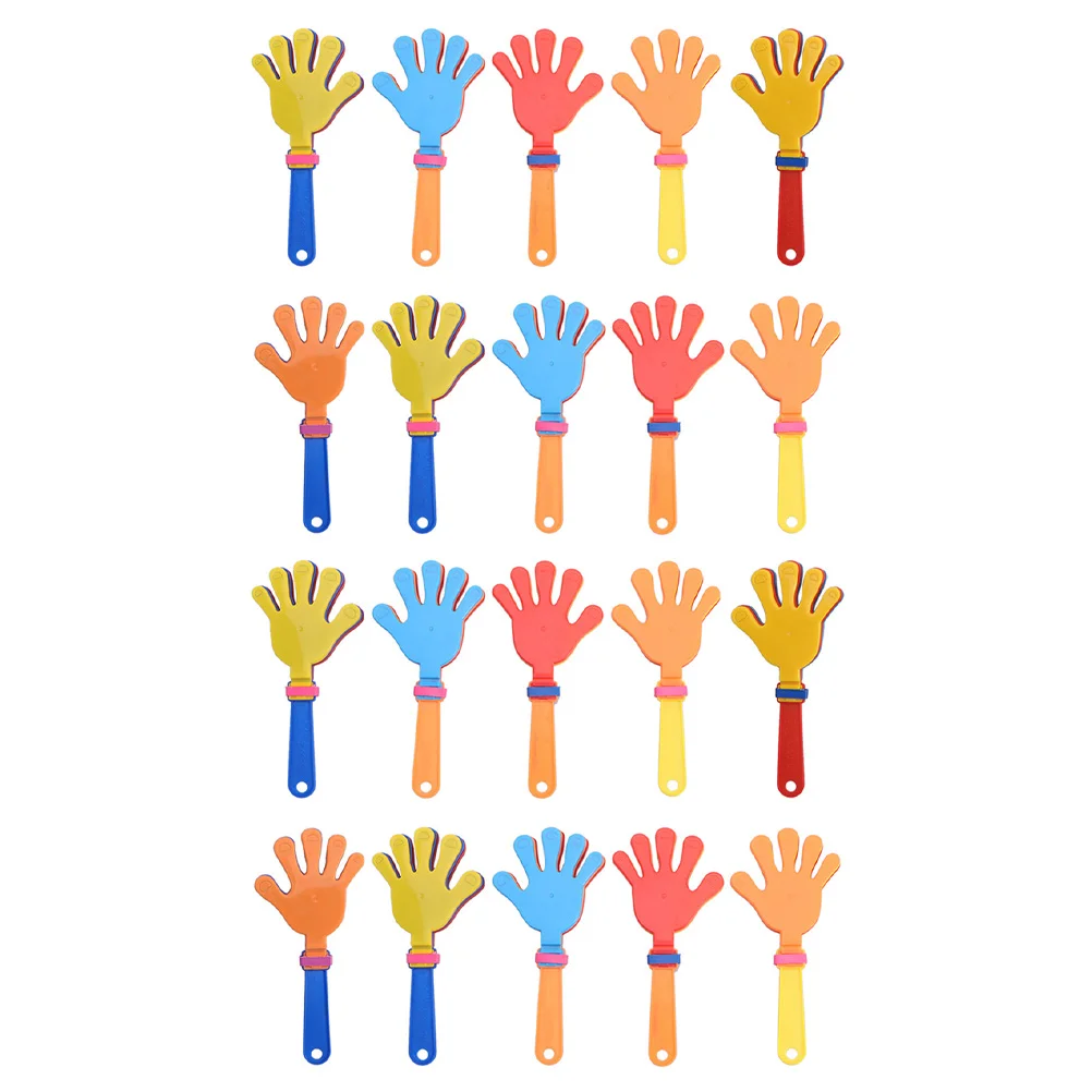 

20 Pcs Palm Clap Party Hand Noisemaker Applause Kids' Plaything Children’s Toys Hands Clapping Abs Plastic Palms