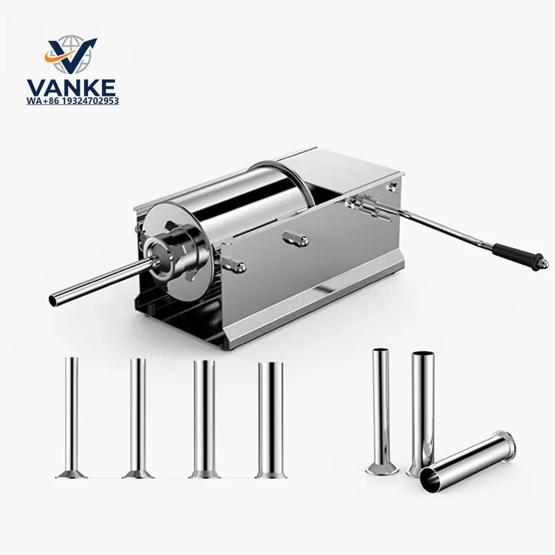 Horizontal Manual Sausage Stuffer for Commercial Use High Efficient Economic High Quality  Practical Sausage Stuffer