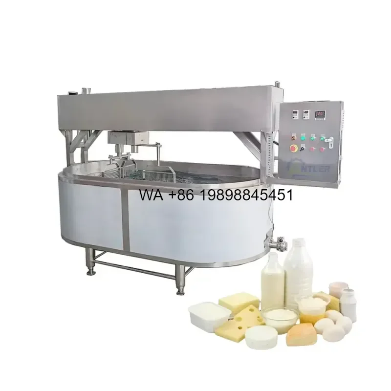 Wmwmnu for Commercial 500L 1000L Cheese Processing Vat Automatic Cheese Making Tank Cheese Curd Cooking Tank
