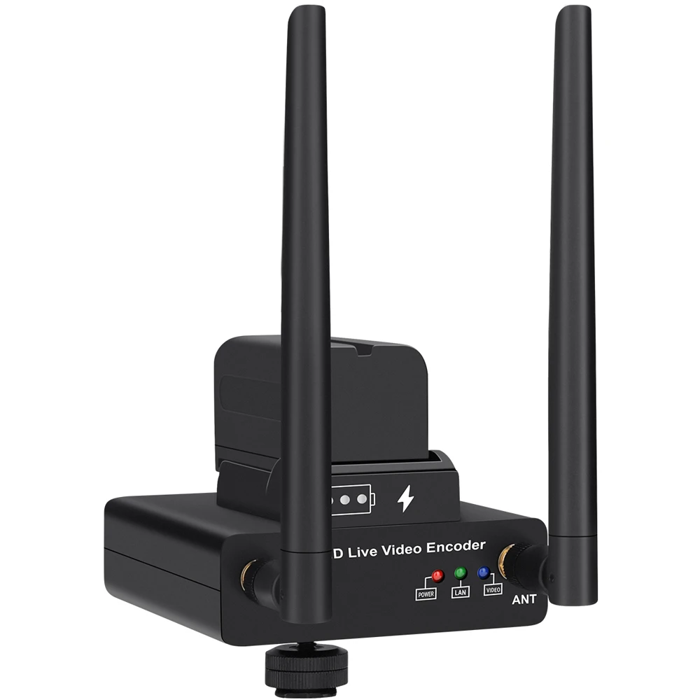 New MPEG-4 H.265 H.264 Wireless HDMI to IP Encoder for Live Streaming Broadcast, HD Video Recording RTMPS HLS RTSP SRT Servers W