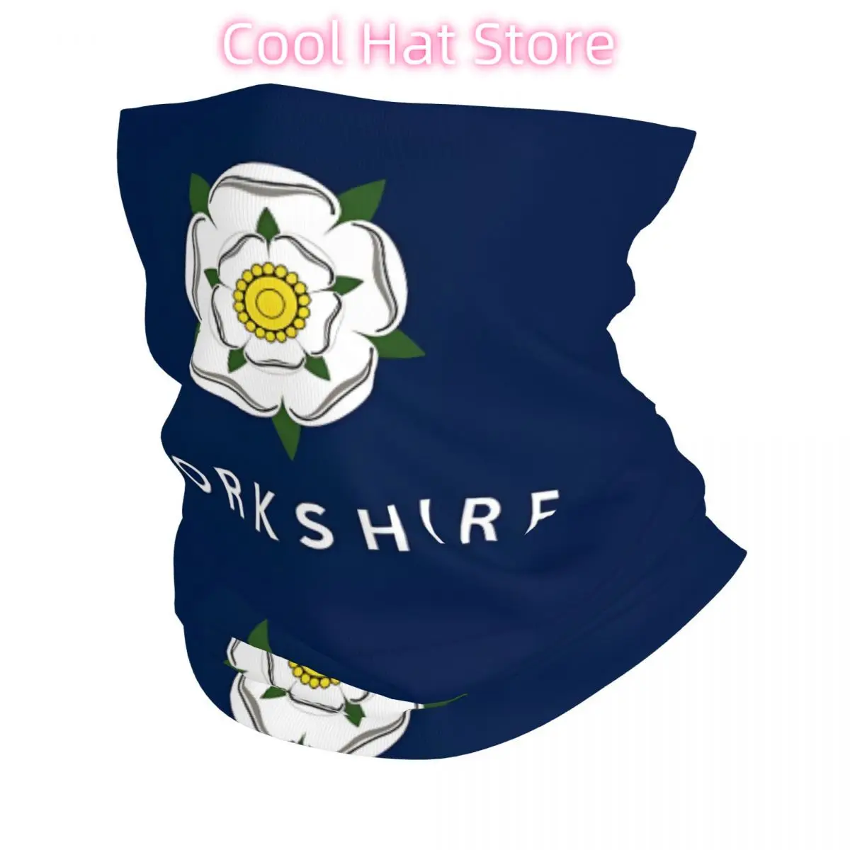 

Yorkshire Flag Bath Mat Bandana Neck Cover Printed Wrap Scarf Multi-use Cycling Riding for Men Unisex Thin