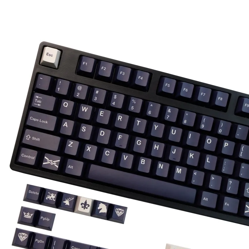 142 teclas gmk regal keycaps cereja perfil pbt sublimação de tinta keycap para mx switch teclado mecânico 2.25u 2.75u espaço dividido