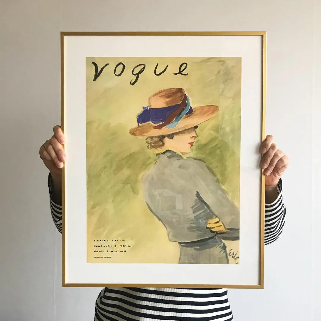 

Vintage Poster Original Printing Quality 20th Century Taste Illustration Poster Canvans Painting for Studio Decoration Home Deco