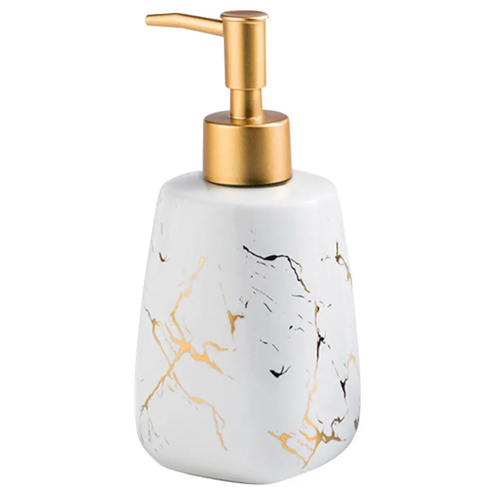 

Керамический дозатор для мыла, тонкая работа, герметичный, многоразовый, портативный, для ванной, кухни, путешествий, для лосьона, шампуня, для дома