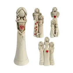 Angels Resin Garden Statue Long-Lasting Resin Angel Decor Garden Statue Creative Angel Resin Figurine For Mother Sister Daughter