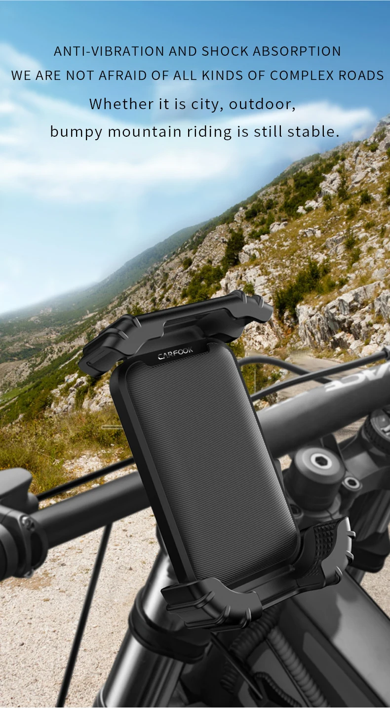 Privatmodell-Fahrradständer, Upgrade, verdickt, vier Ecken, langlebig, Fahrer, stoßfest, Navigationsständer, Motorradständer – Detail 6