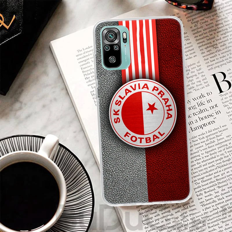 Sk Slavia Praha Czech Republic Cover For Xiaomi Redmi Note 13 12S 12 11 11S 10S 10 Pro Plus Phone Case 11E 11T 9 9S 8T 8 + Print