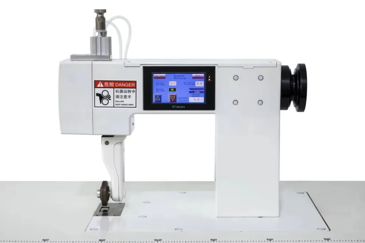 35Khz ultrasonic sewing machine with rotating horn for fabric sewing