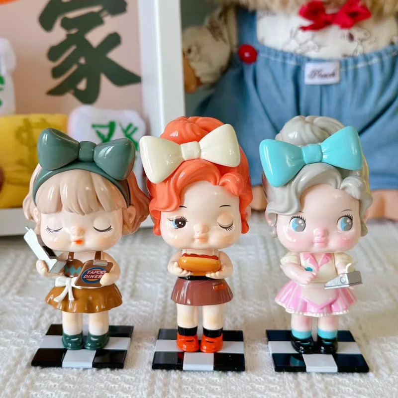 Tapoo Second Generation Nostalgic Restaurant 2 Series Blind Box Cute Anime Figures Mysteries Box Model Kids Surprise Gift Toys