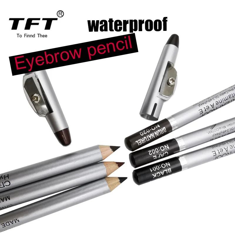 Factory direct salesTFTEyebrow Pencil Waterproof and Sweatproof Long-Lasting Fadeless Cosmetics Beauty Make-up