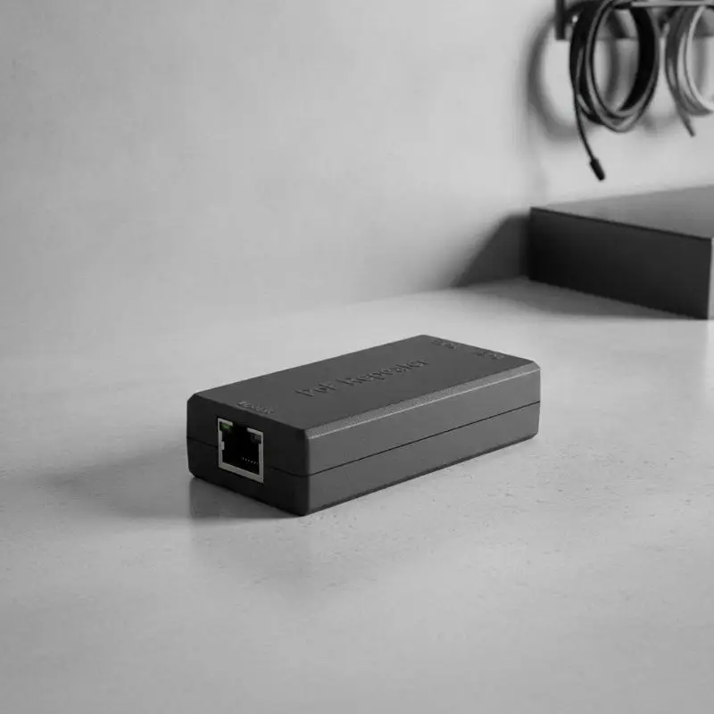 2 Port POE Extender, 100/1000Mbps, IEEE 802.3af Standard, Max 100 Meters POE Range Extension, For Surveillance CCTV IP Camera