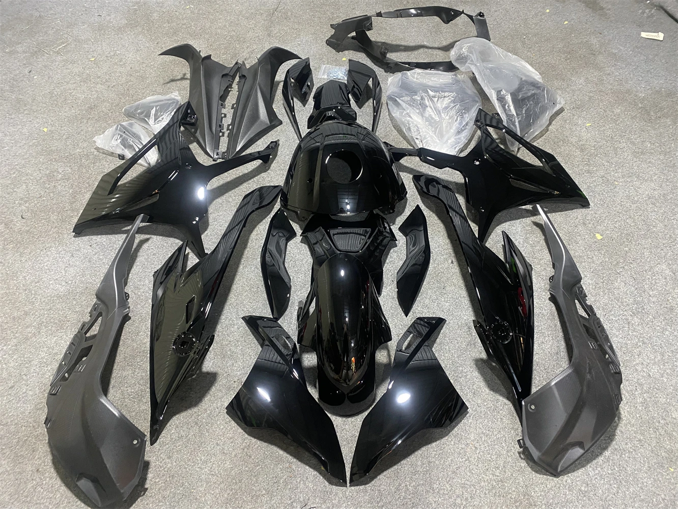 Motorcycle Fairing Kit Suitable for S1000RR 19-22 Years S1000 2019 2020 2021 2022 Fairing Black