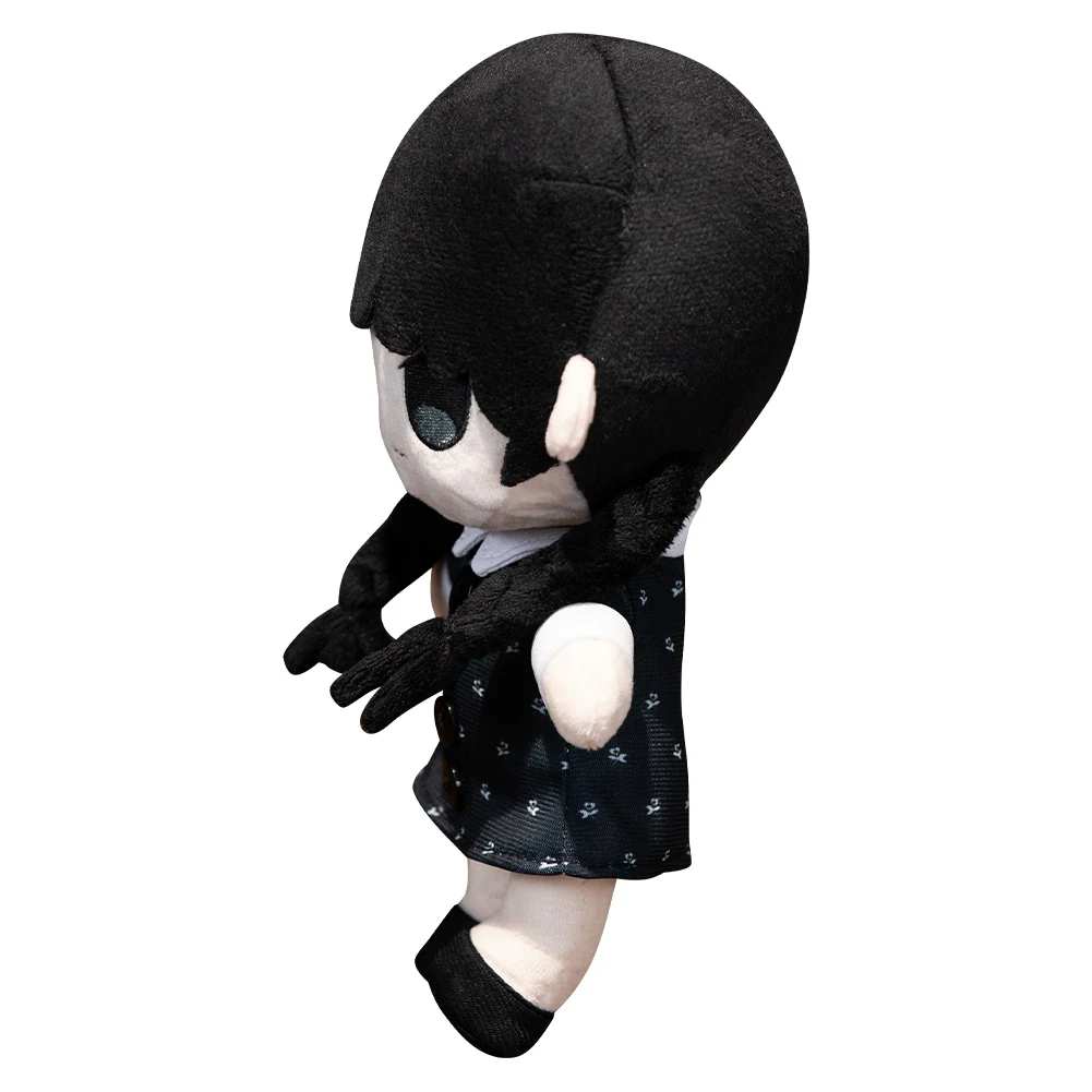 Costume da Cosplay del mese TV Wednesday Cos Addams peluche Cartoon Soft peluche mascotte compleanno regali di natale per bambini