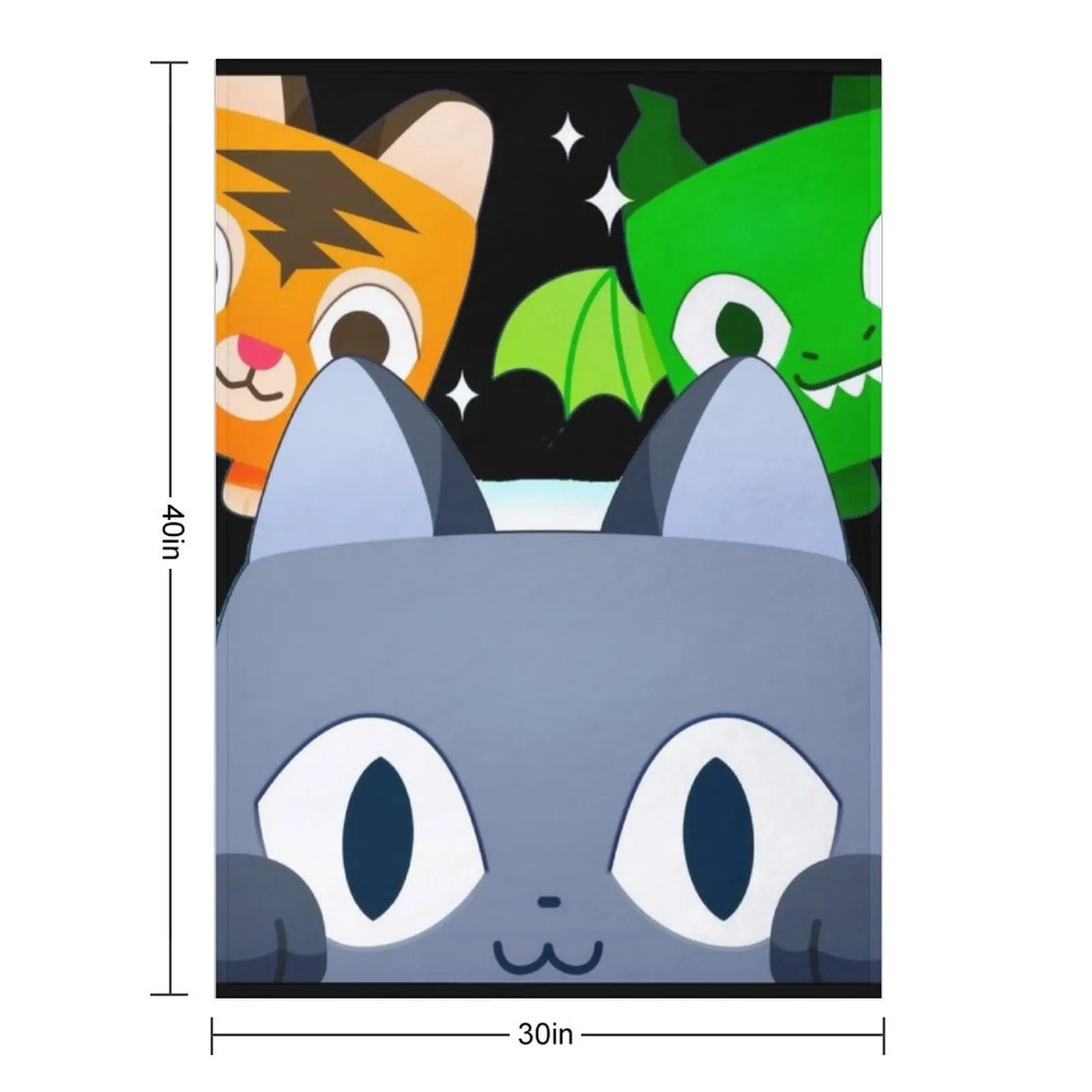 pet simulator x Throw Blanket Soft Plaid halloween Hair Thermals For Travel Warm Loose Blankets