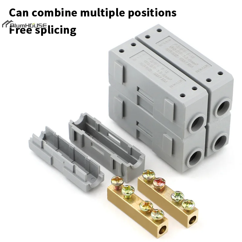 1/3PCS High Power Splitter Wire Connector Quick Electrical Cable Terminal Blocks Junction Box Connectors