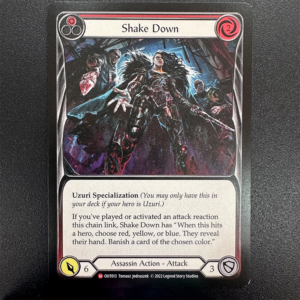 اللحم والدم غير احباط بطاقات الوكيل DIY بطاقات فاب TCG لعبة جمع بطاقات Teklo الأساسية سوينغ كبير نشر اللهب ذوبان هدية