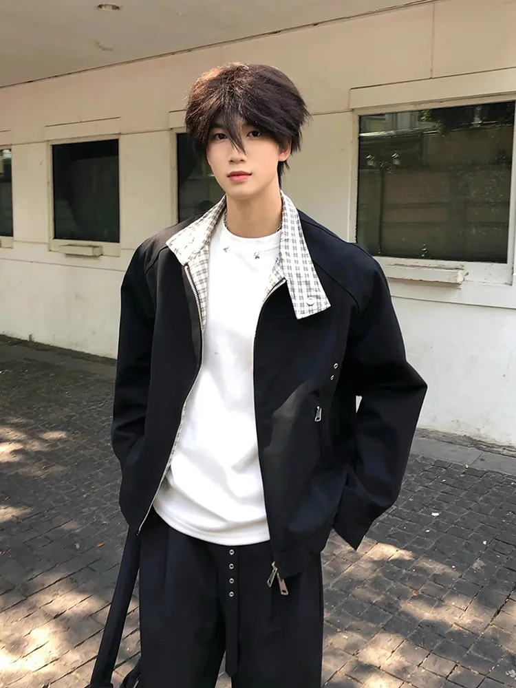 

Ретро-куртка в стиле Харрингтона, осенняя, из водонепроницаемого холста, рабочая одежда, унисекс, бейсбольная, свободного кроя, для молодежи...