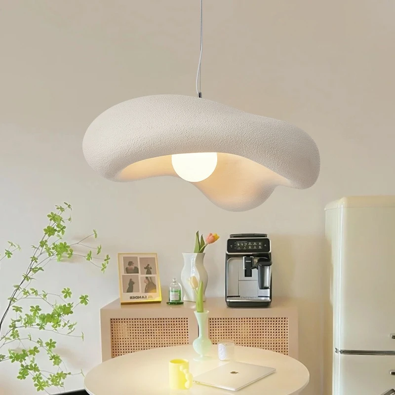 Wabi Sabi G9 Led Pendant Lights Dining Room New Creamy Style Suspend Lamp Bar Lustre Droplight Home Decor Hanging Lamps Fixture