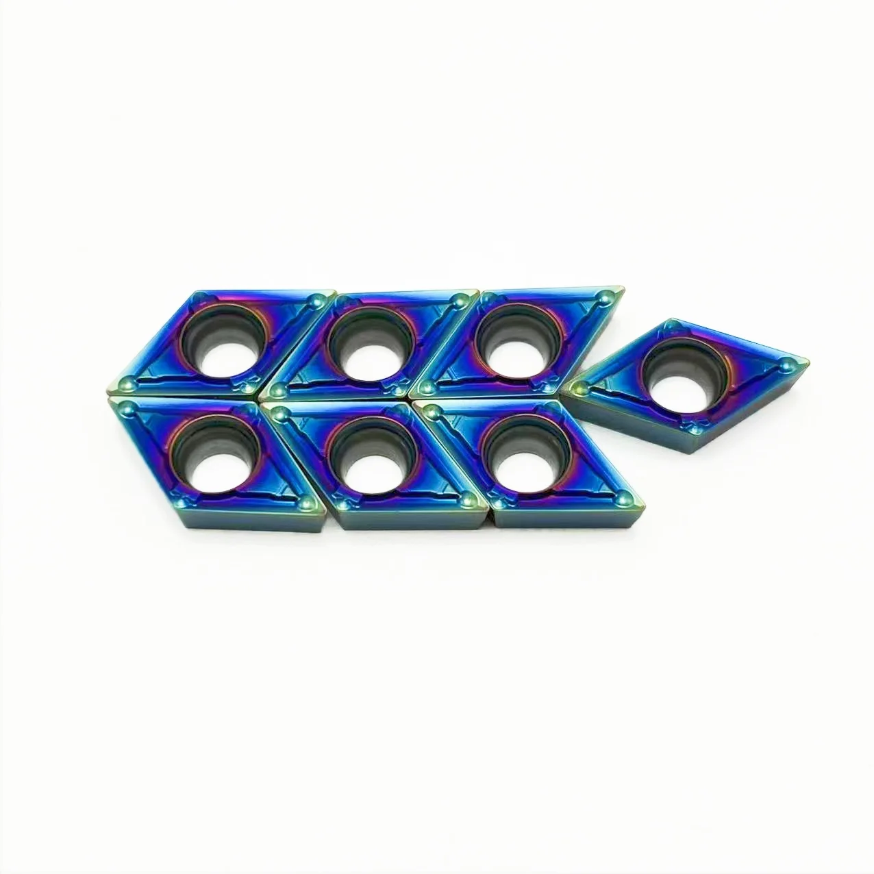 أدوات تحول خارجية باستخدام الحاسب الآلي ، كربيد أزرق نانو ، جودة عالية ، DCMT11T304 KT7030 dcmt11t11t310 KT7030 ، DCMT11T304 KT7030