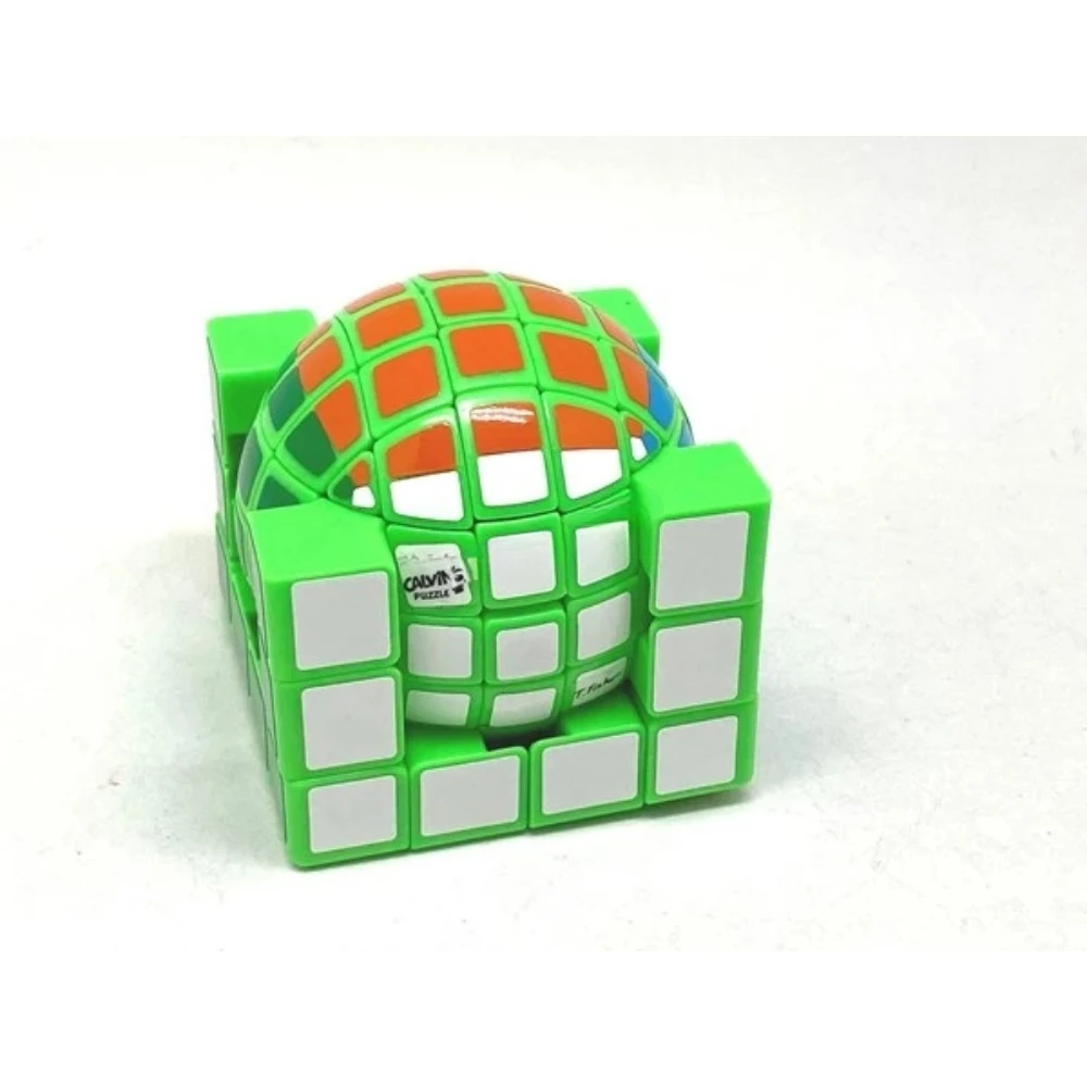 New Calvin's Puzzle Cube 4x4x4 Tony Trophy Infinity Cube Green Body Limited Edition Kids Toys 6-12y  Cubo Magico 4x4 Cube