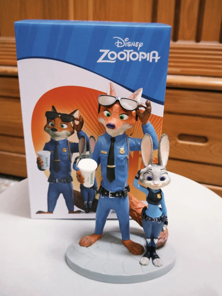 2024 Latest Inventory Disney Zootropolis Handmade Judy And Nick Accessories Exquisite Table Ornaments Birthday Gifts Children'S