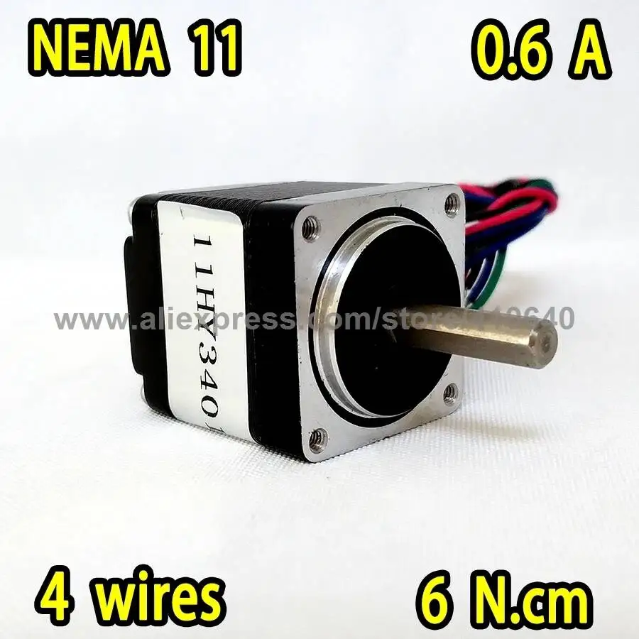 Free Shipping Nema 11 Stepper Motor 11HY3401 28HS3306A4 0.6A  6 N.cm Apply for Mounter or Dispenser or Printer