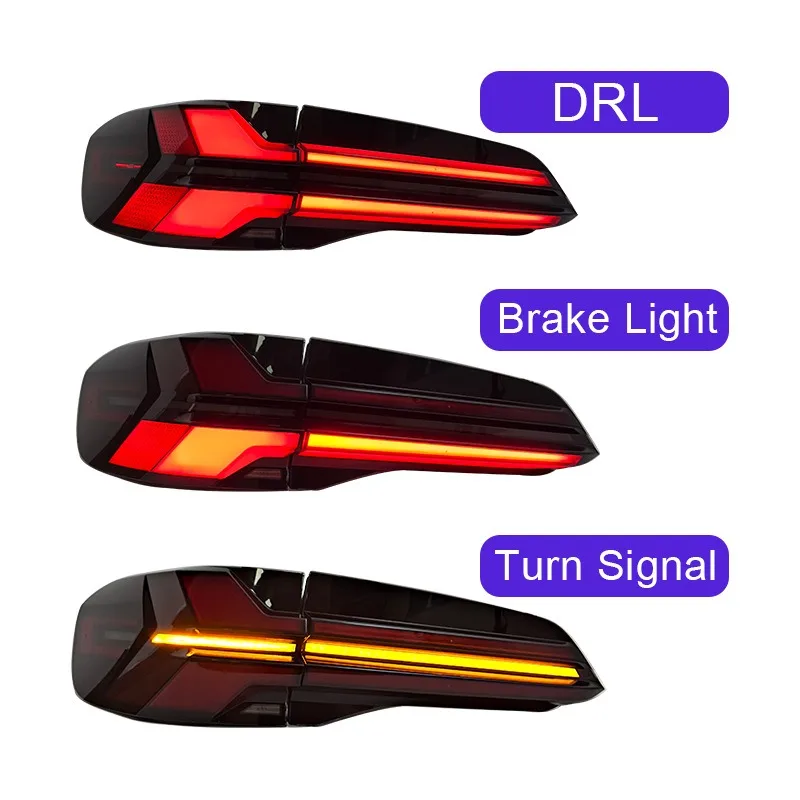 

Suitable for BMW X5 (2019-2023 models) G05 tail light assembly, upgrade low-specification to high-specification LED tail light a