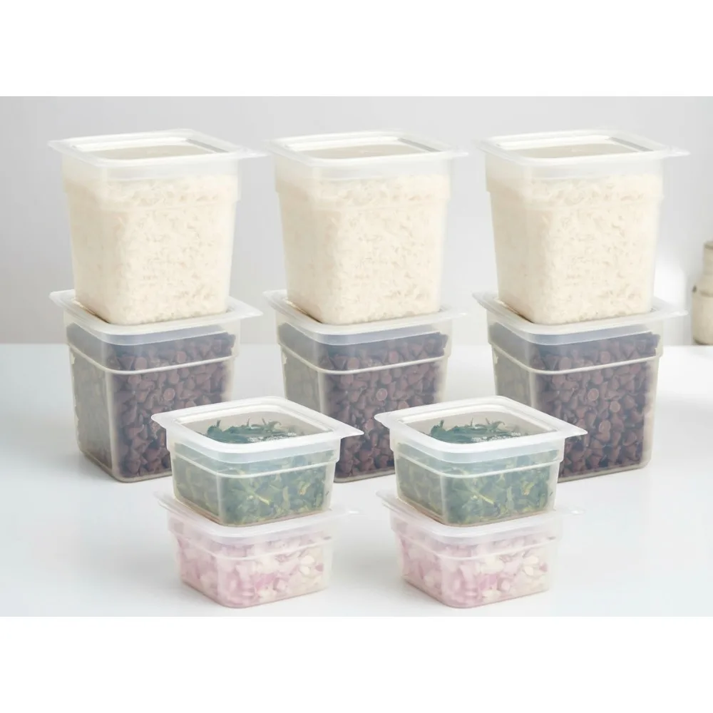 

Набор контейнеров для хранения продуктов в микроволновой печи, не содержащих бисфенола А — 20 предметов, герметичных для организации еды и кладовой