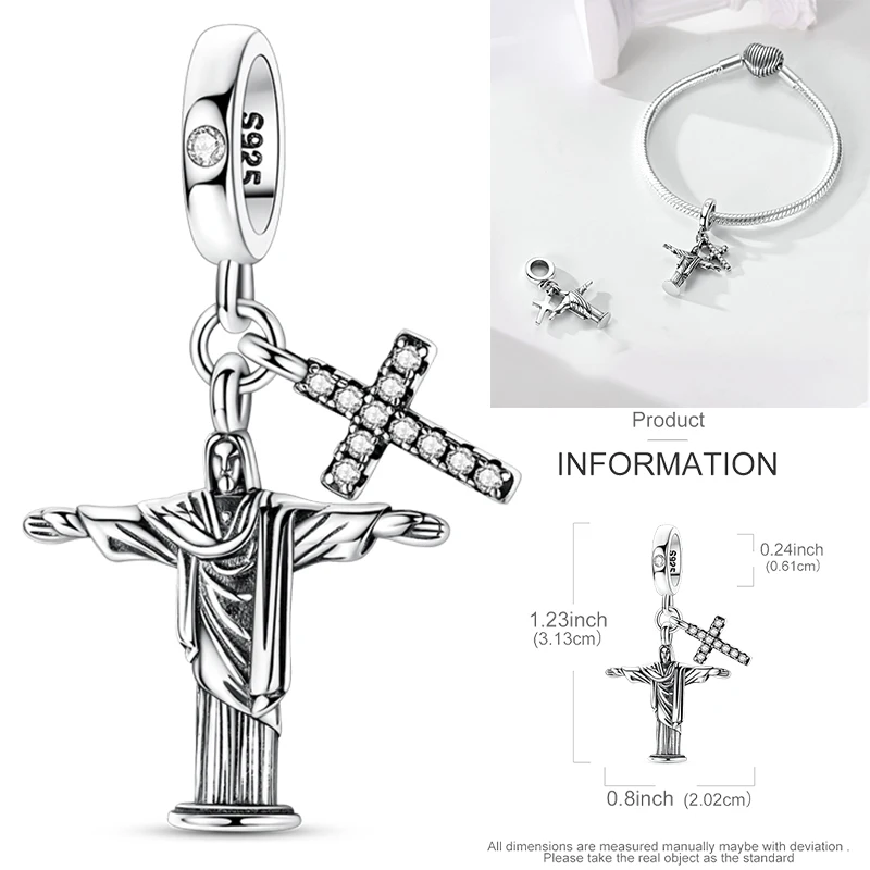 Neuer Russischer Matroschka-Anhänger aus 925 Sterling Silber, Russische Matroschka-Perle, Passend für Armbänder, DIY Damenschmuck Geschenk 2026 – Detail 13