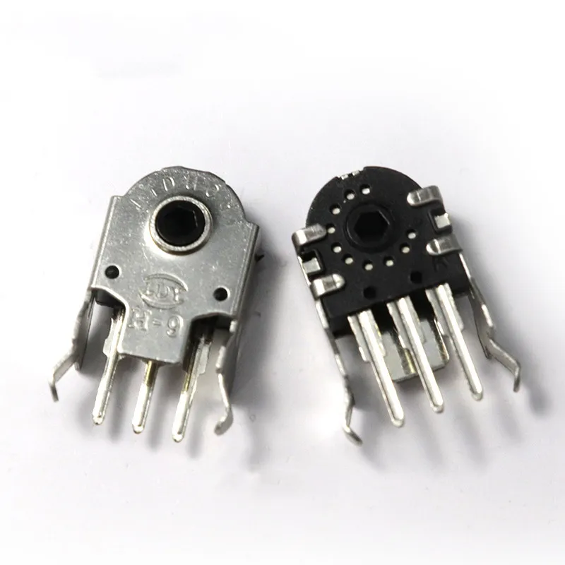 10Pcs Mouse Encoder 5MM 7MM 9MM 11MM 13MM Wheel Decoder Mouse Navigation Switch Roller Encoder Connector Repair Parts H-5mm