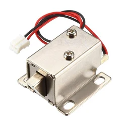 Small Electromagnetic Solenoid Lock DC6V 12V 24V MINI Electric Bolt Cabinet Draw Lock Release Assembly Solenoid Access Control