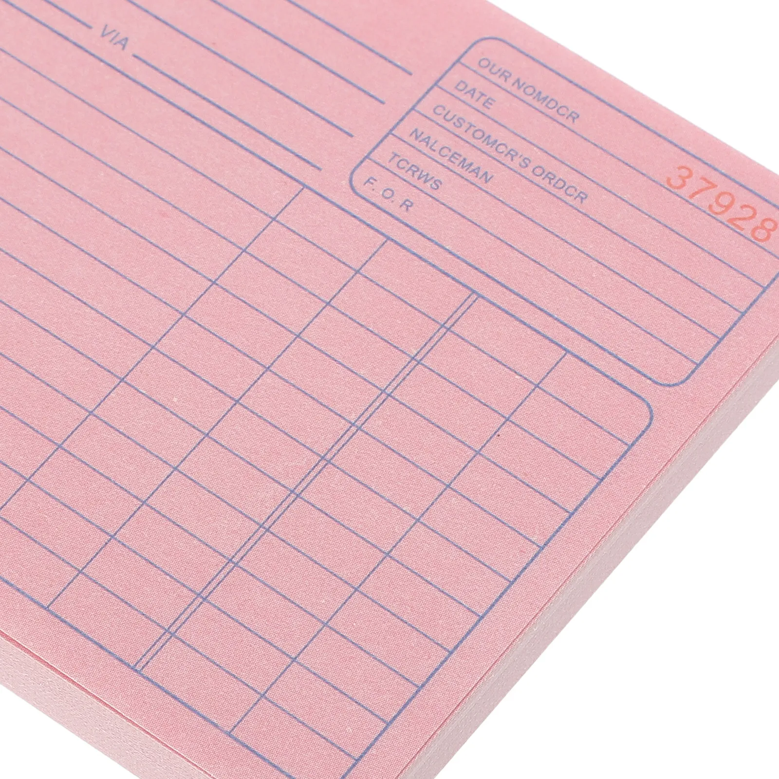 Caderno de faturas de negócios com 50 folhas, livro de faturas rasgáveis ​​para recibos comerciais, formulários de pedido, rastreamento de transações