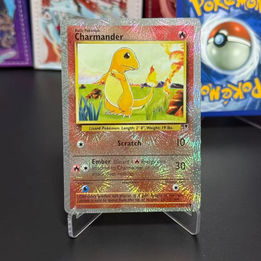 TCG English Charmander Collection Cards #070 2002 Legendary Collection Reverse Holo Foil Cards