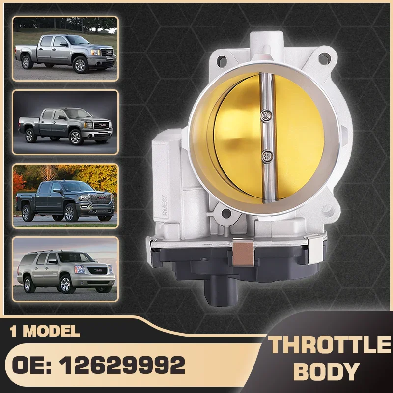 

For GMC Sierra 1500 V8 4.8L 5.3L 6.0L 6.2L GMC Sierra 2500 HD V8 6.0L GMC Sierra 3500 HD V8 6.0L 2009-2015 Throttle Valve Body