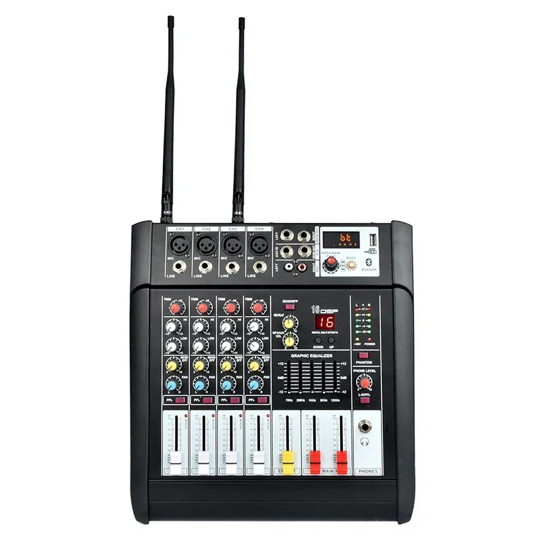 

Лучший 4-канальный KTV-усилитель, DJ-микшер, звуковая система, беспроводной микрофон, Bluetooth-микшеры, звуковое оборудование/усилители/колонки