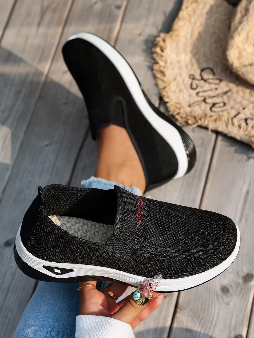 Damenschuhe, klassische Pekinger Stoffschuhe, flache Freizeitschuhe, atmungsaktive und leichte Sportschuhe, Schuhe mit kostenlosem Versand – Detail 4
