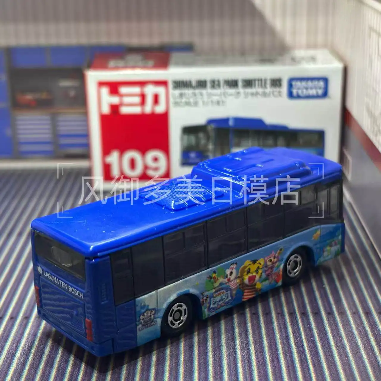 Takara Tomy Tomica №109 Shimajiro Shuttle Bus, литая металлическая статическая модель, коллекционная игрушка-транспортное средство, подарок