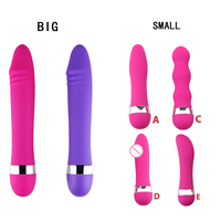 Big/ Small Realist Dildo Vibrator Massager G-spot Clitoris Stimulator Butt Plug AV Stick Female Masturbators Sex Toys For Women