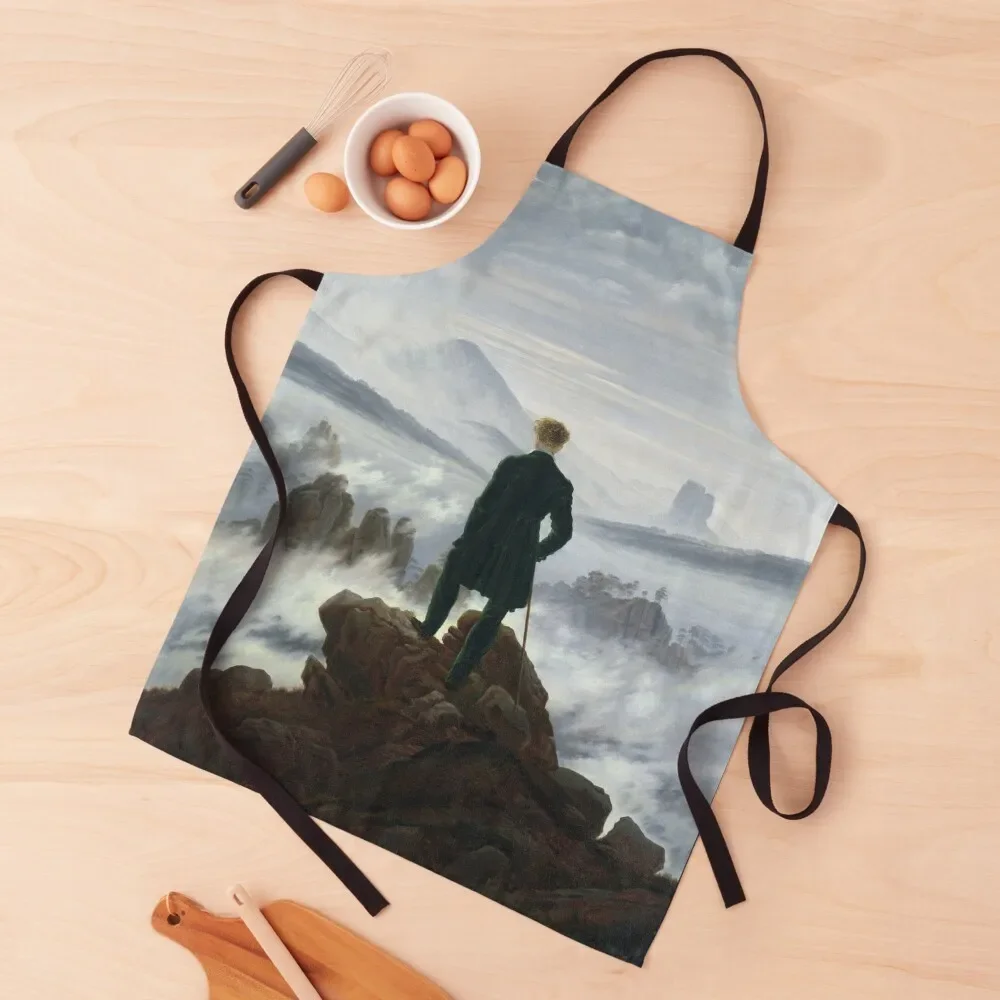 

Caspar David Friedrich - The Wanderer Above The Sea Of Fog Apron Camping cooks clothes Apron