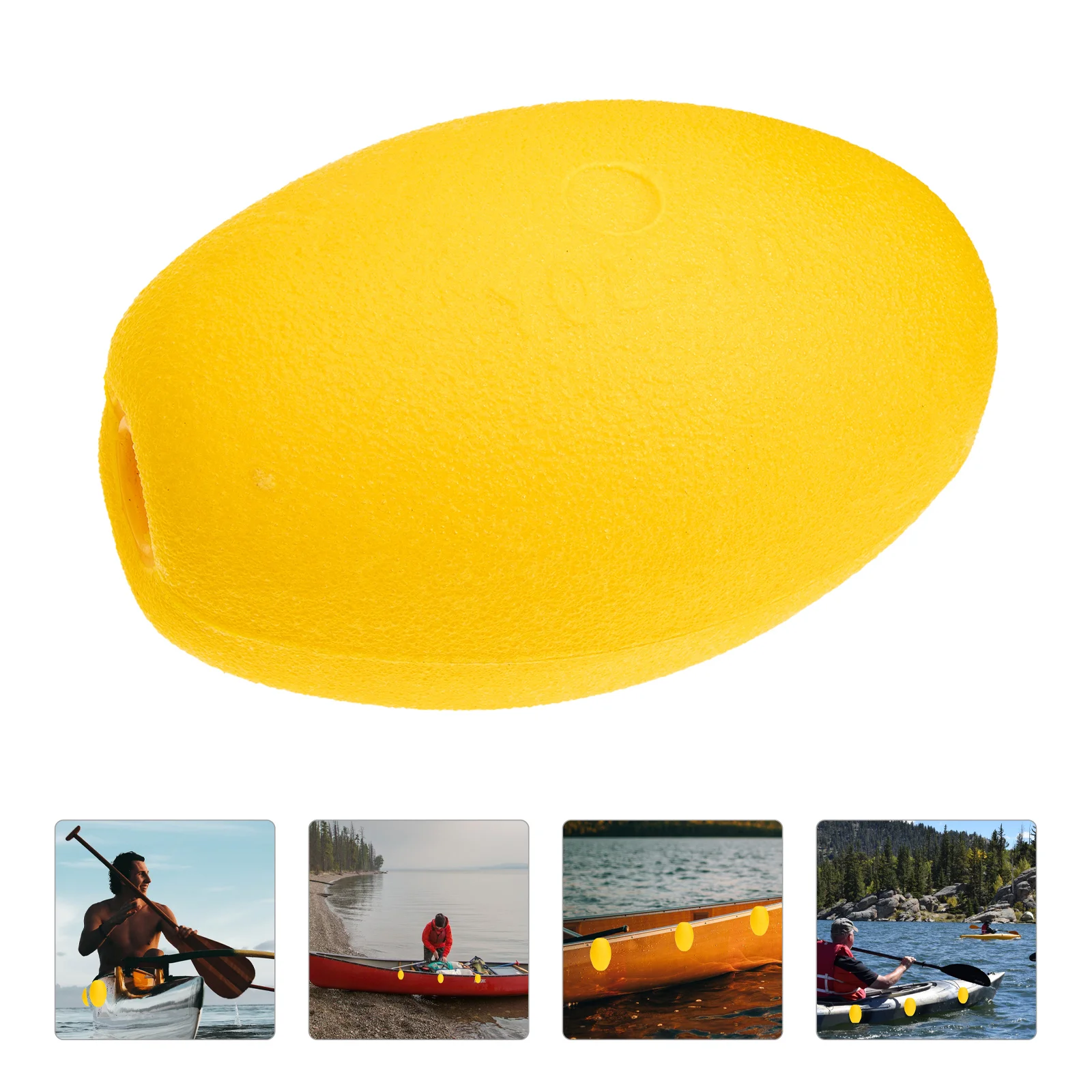 

Kayaks Buoy Multipurpose Floating Ball Fishing Tackle Inflatable Sea Water Yellow High Density Pool