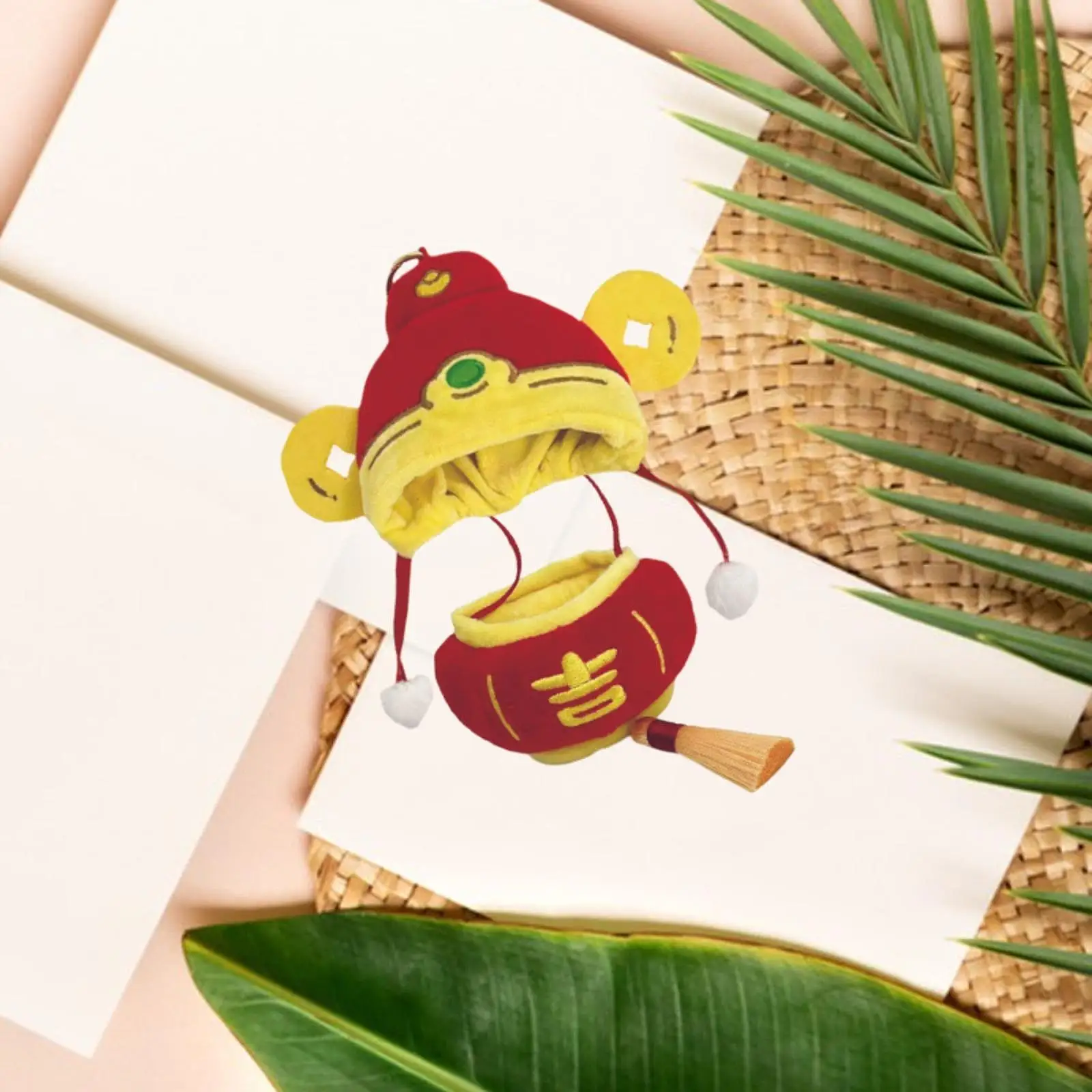 Combinaison de poupées à la mode et chapeau du dieu de la richesse, vêtements miniatures pour poupées de 10cm, habiller les poupées de fille, cadeaux de Thanksgiving