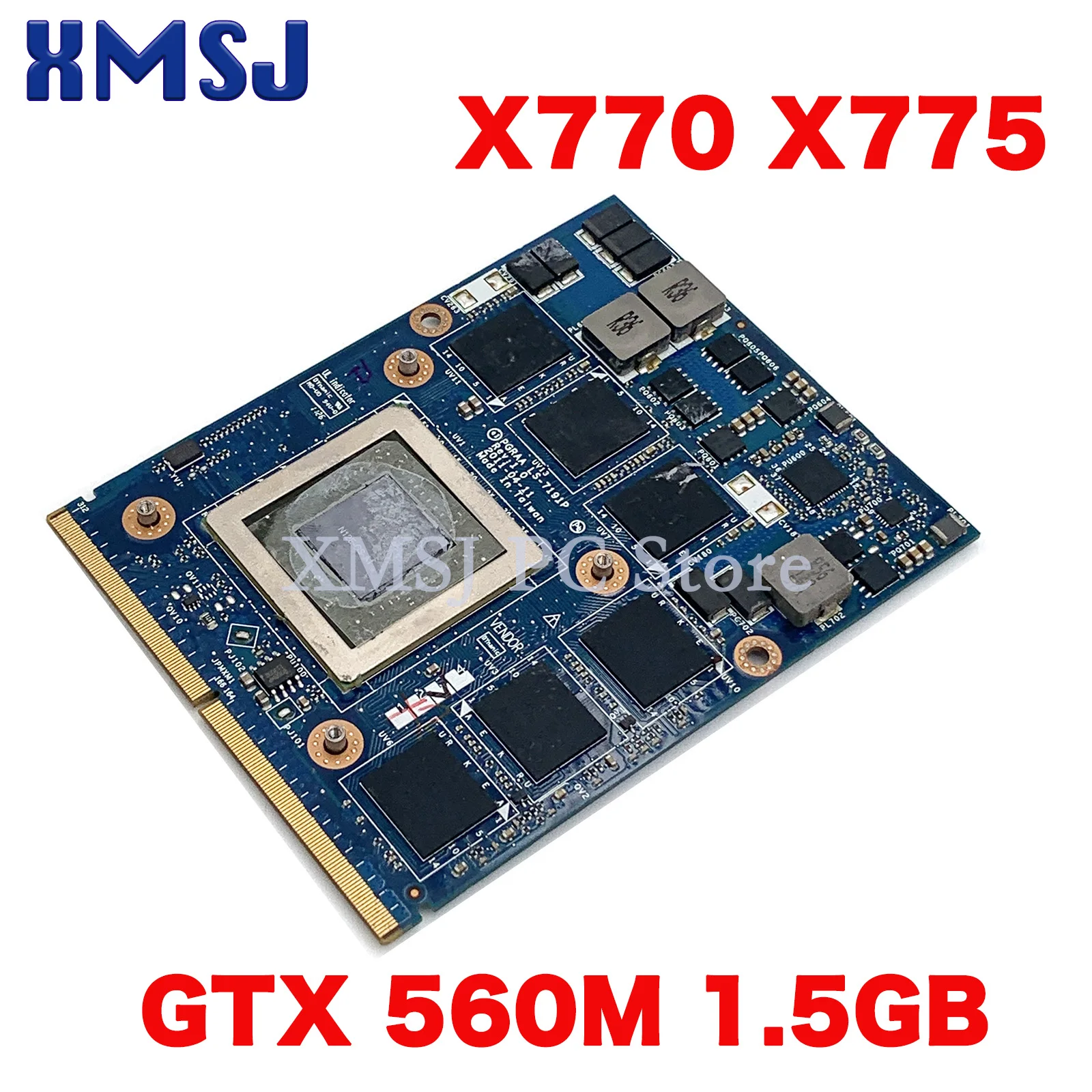 

For TOSHIBA QOSMIO X770 X775 GTX 560M GTX560M K000127390 PGRAA LS-7191P 1.5G GDDR5 VGA Video Card Board