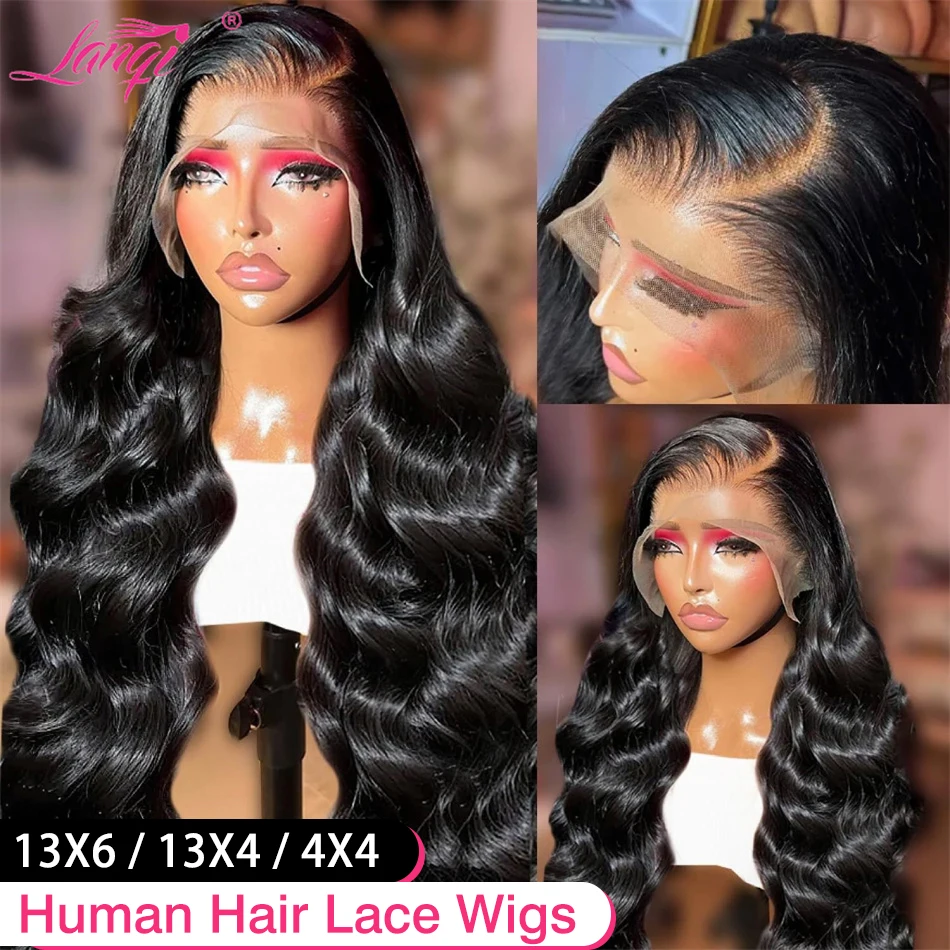 13X6 Lace Frontal Wig Body Wave 13X4 Human Hair Lace Frontal Wigs Brazilian Remy 200% Density Human Hair Wig For Women