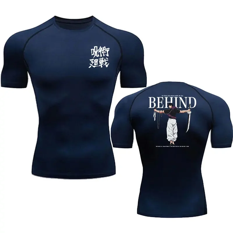 Sports Shirt Compression Shirt Men Breathable Fitness Sportswear Althletic Harajuku Quick Dry Cycling Rash Guard Gym Riding Top