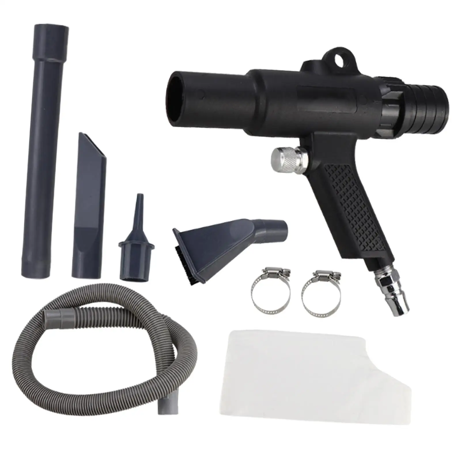 Pneumatic Vacuum Cleaner Kit 2 in 1 Function Reliable Portable Vacuum Duster Blower Compressed Air Duster for Dust Auto Repair