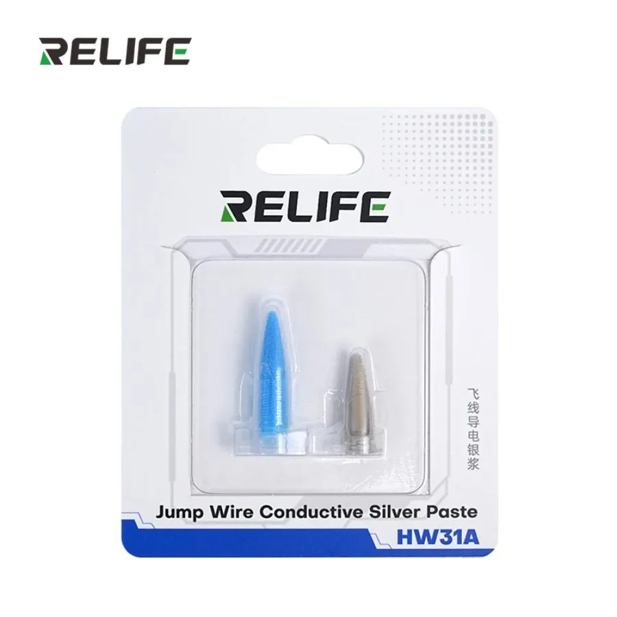 RELIFE HW31A Jumper Solution Conductive Silver Paste Set for Motherboard Wire Breakage Repair Screen Green/Yellow Line Repair